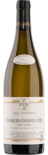 Chablis Les Clos Grand Cru AOC Domaine Alain Geoffroy Chablis Les Clos Grand Cru AOC Domaine Alain Geoffroy